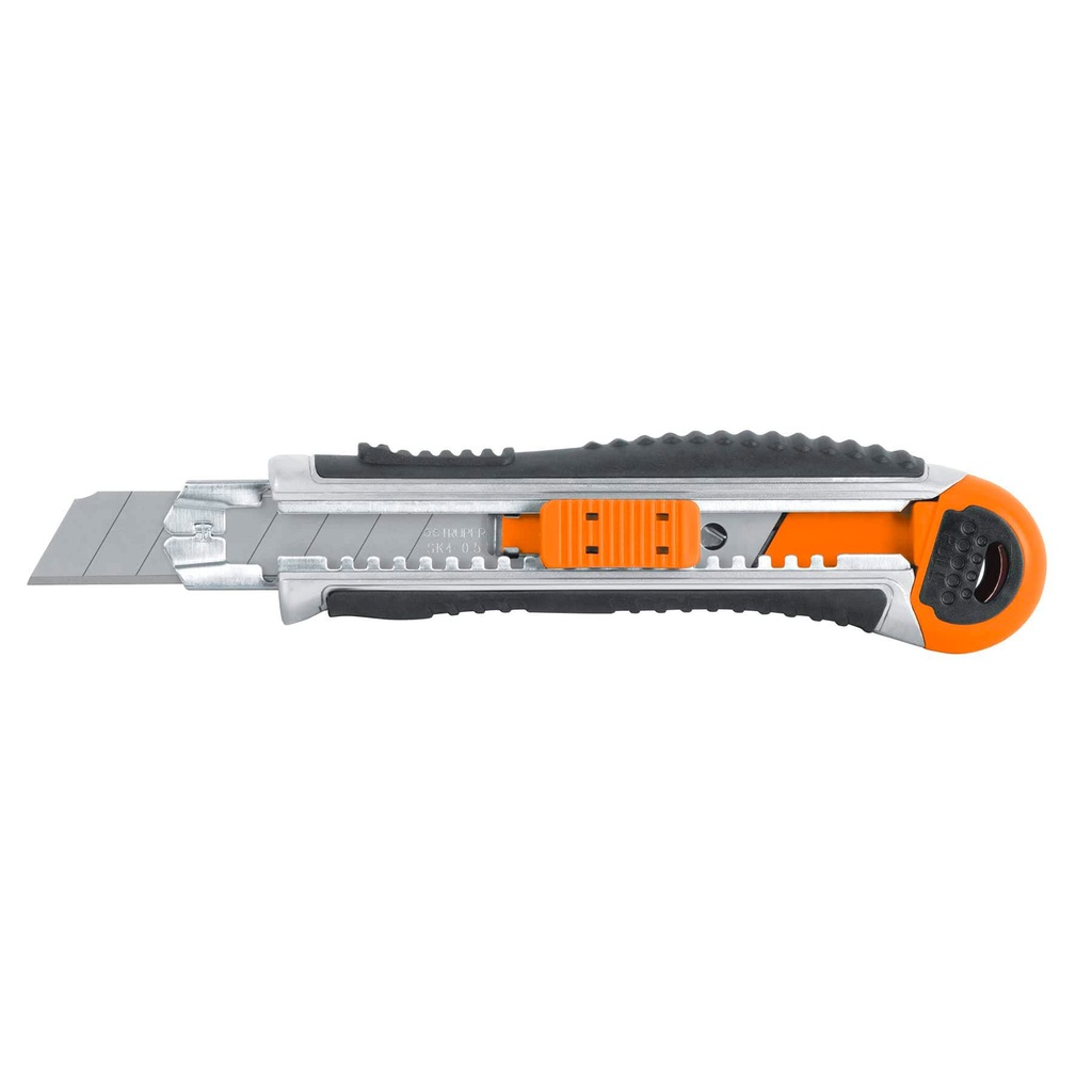 Cutter 18 mm trabajo pesado c/alma metalica y grip, Expert