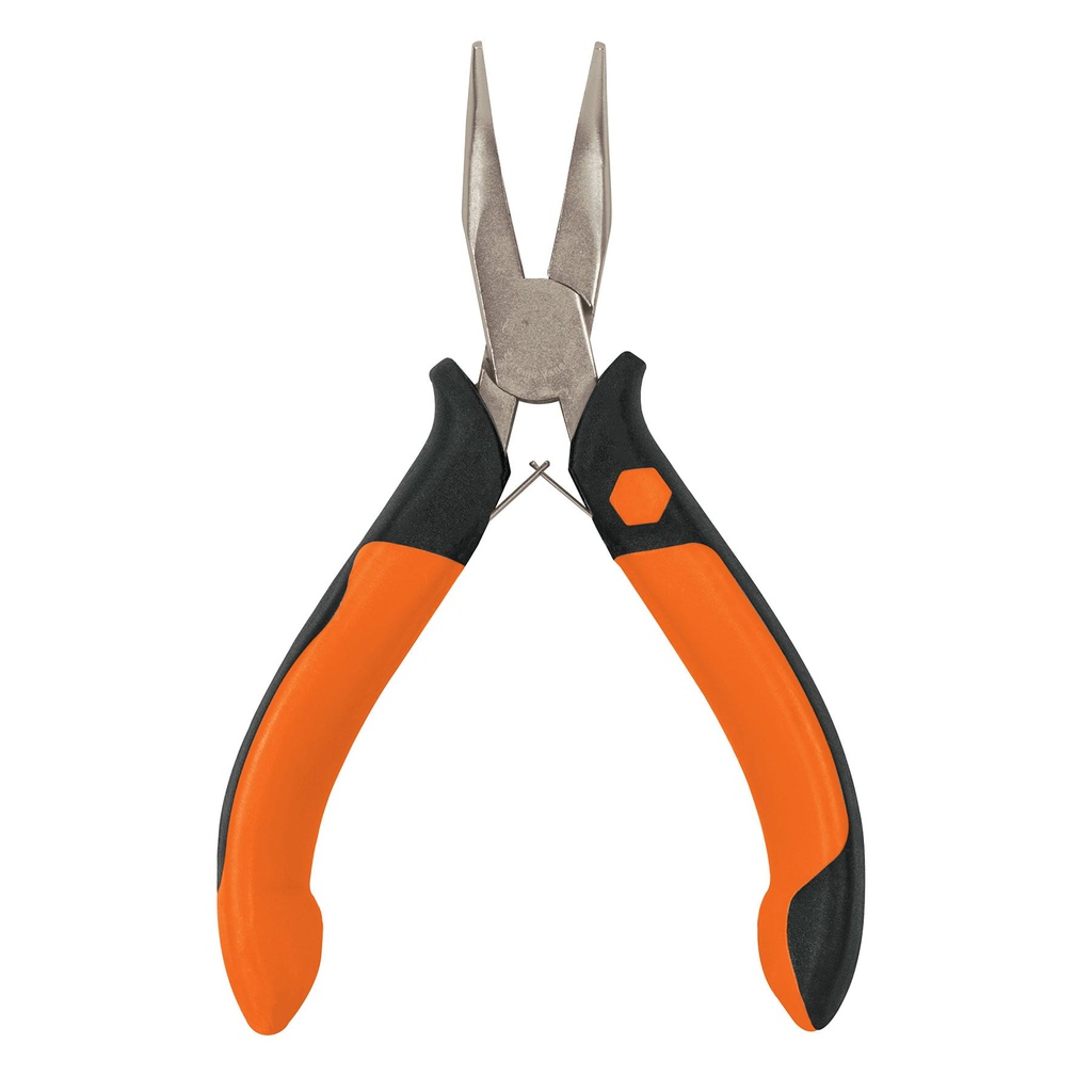 Mini pinza de punta curva 5' mango Comfort Grip, Truper