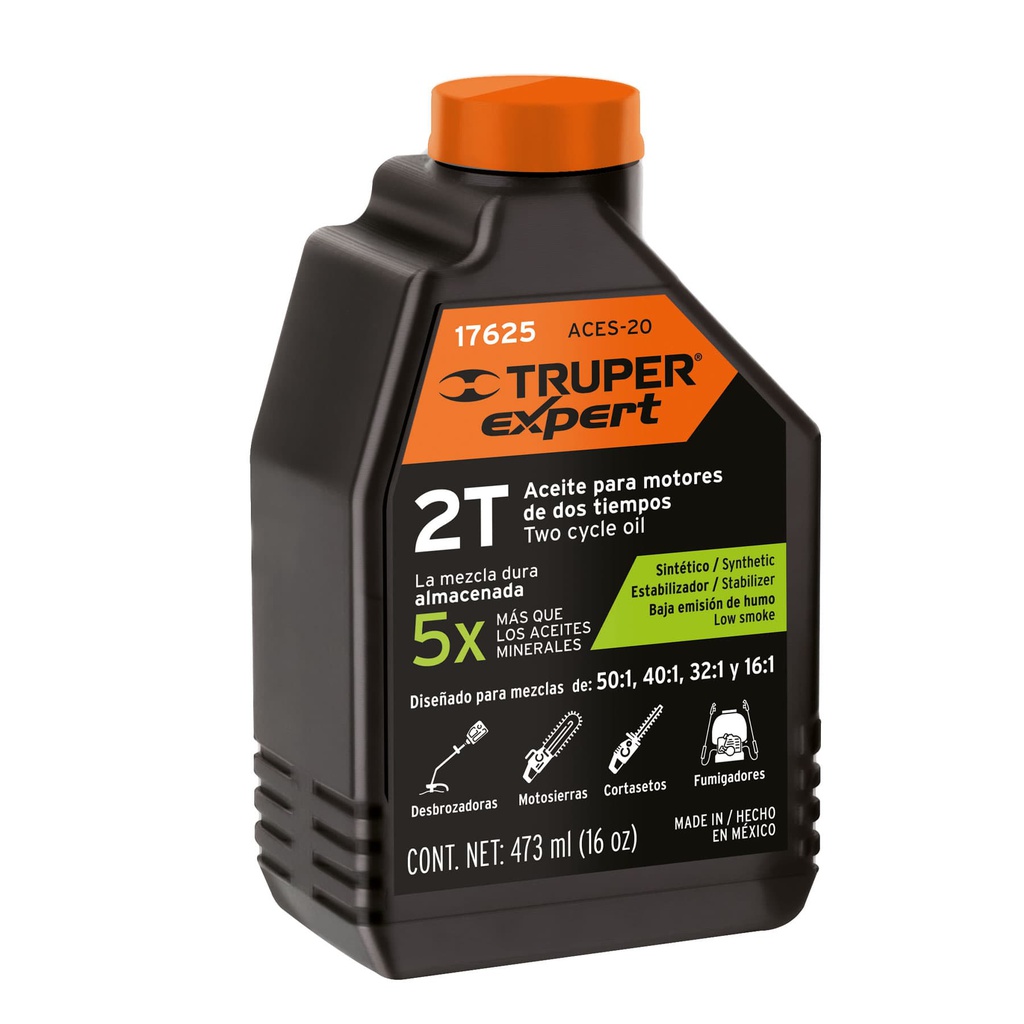 Aceite sintetico para motor de 2 tiempos, 400 ml