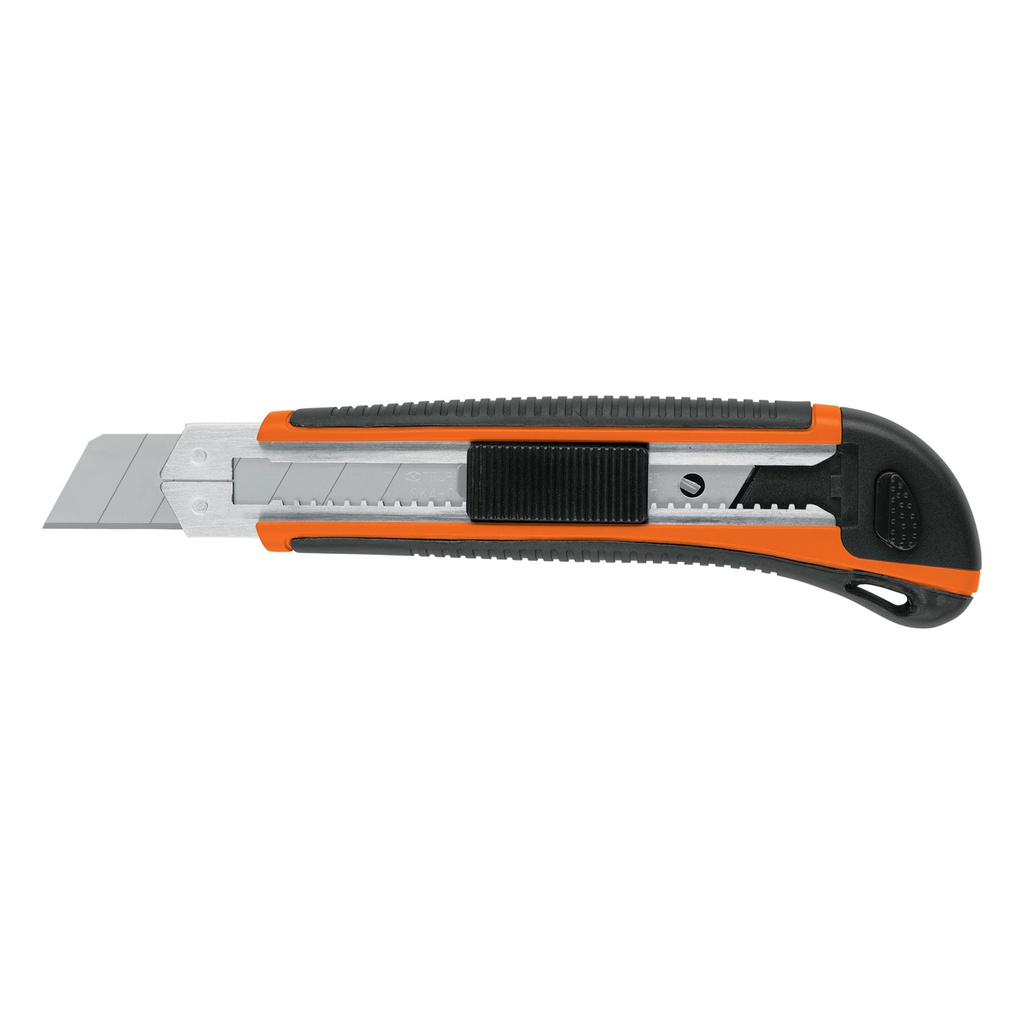 Cutter 25 mm profesional con alma metalica y grip, Truper