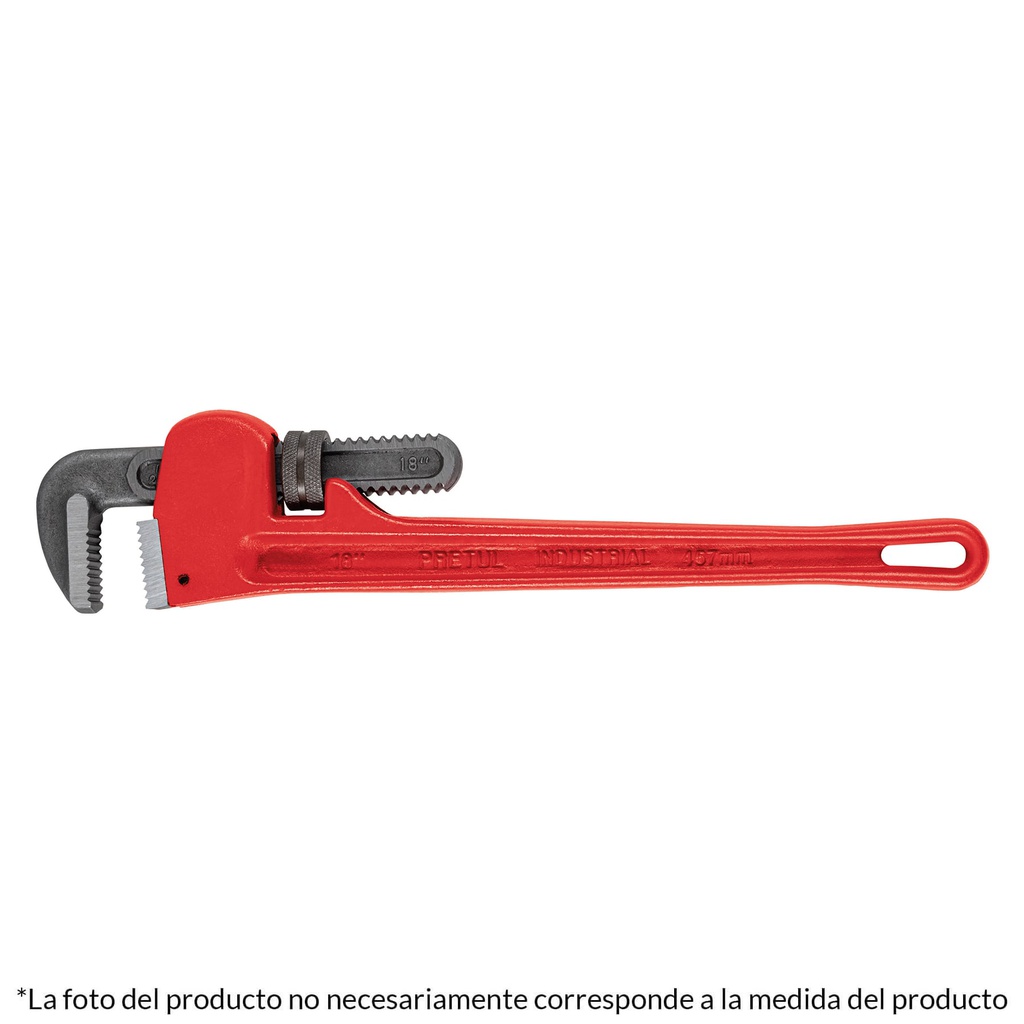 Llave stilson 14' cuerpo de hierro maleable, Pretul