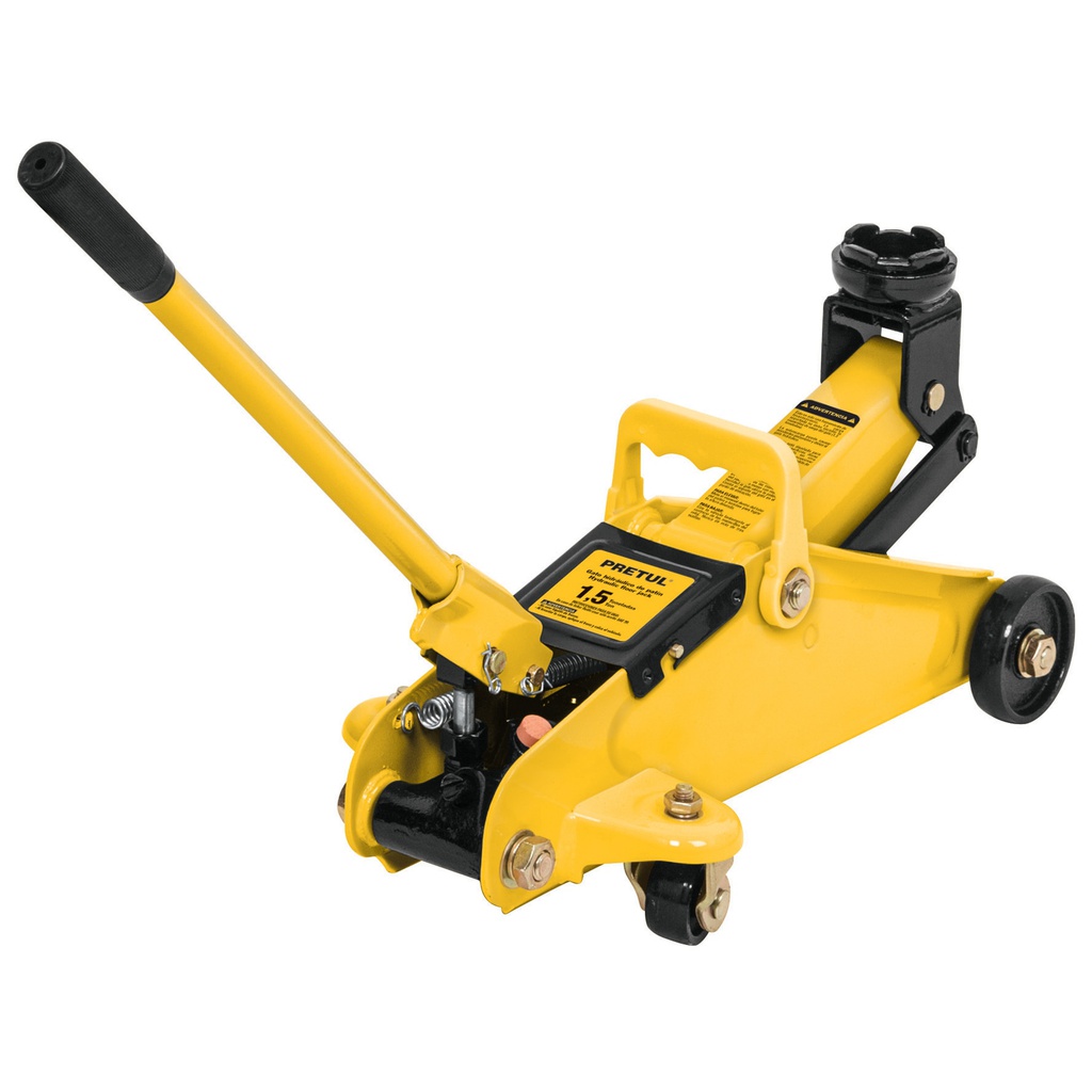 Gato hidraulico de patin 1.5t, 32 movimientos, Pretul