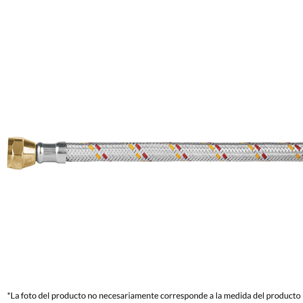 Manguera para gas, aluminio, 3/8' X 400 cm, Foset Basic