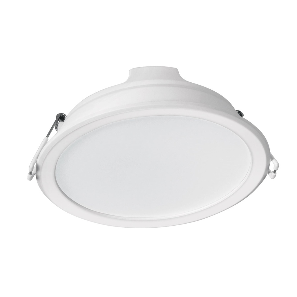 Luminario LED empotrable 12 W redondo, luz de dia, Basic