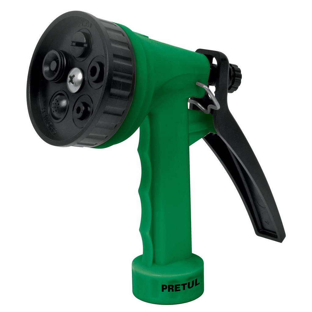 Pistola para riego de 5 funciones plastica, a granel, Pretul