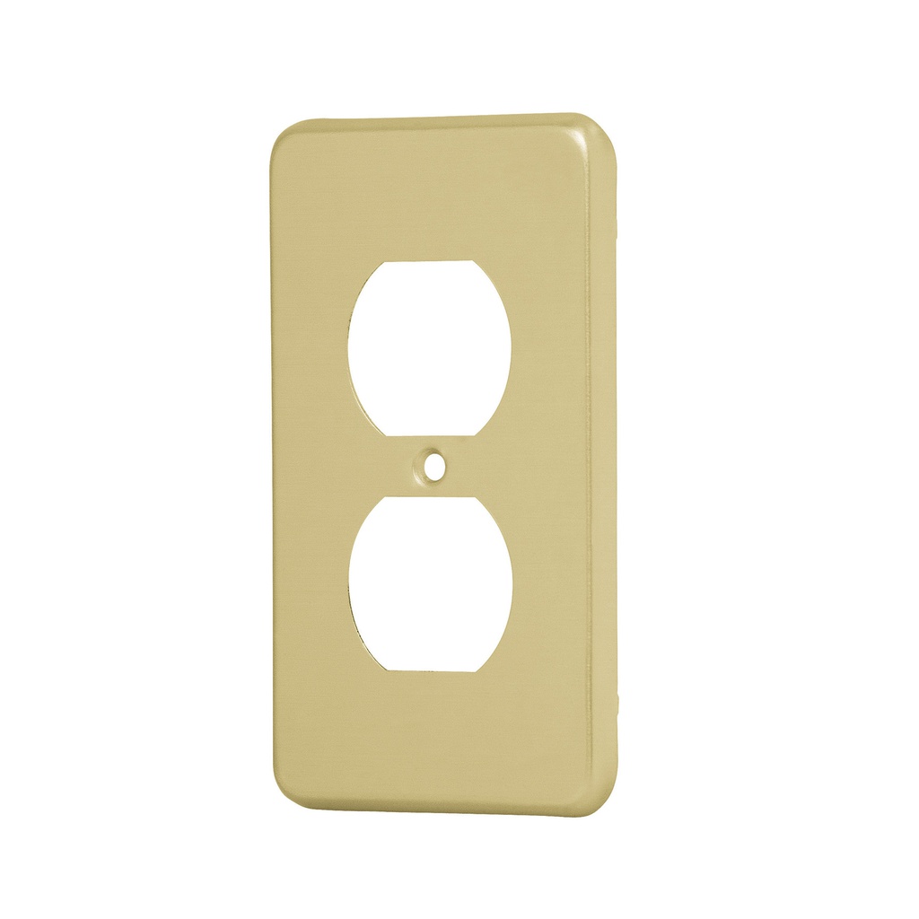 Placa duplex de aluminio, linea Standard, Volteck