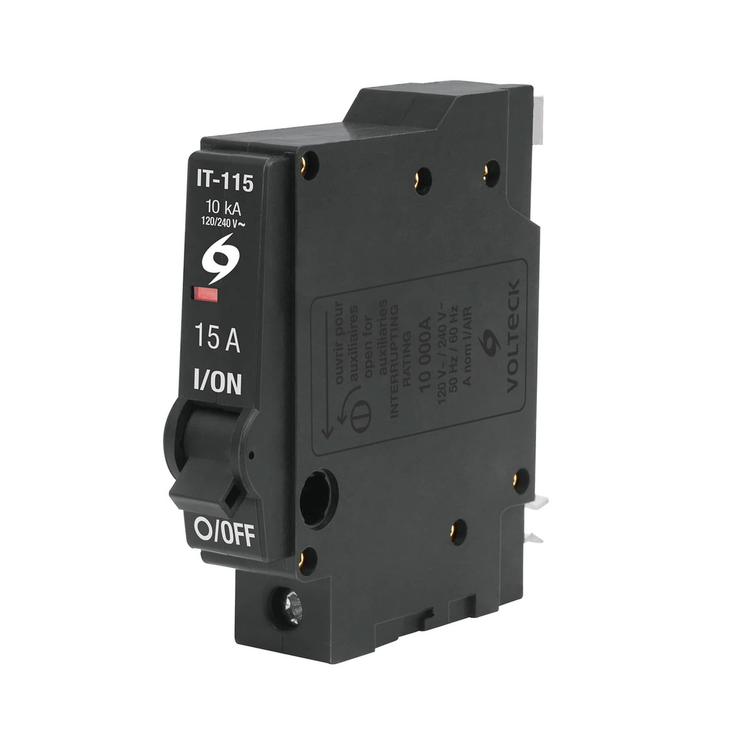 Interruptor termomagnetico 1 polo 15 A, Volteck