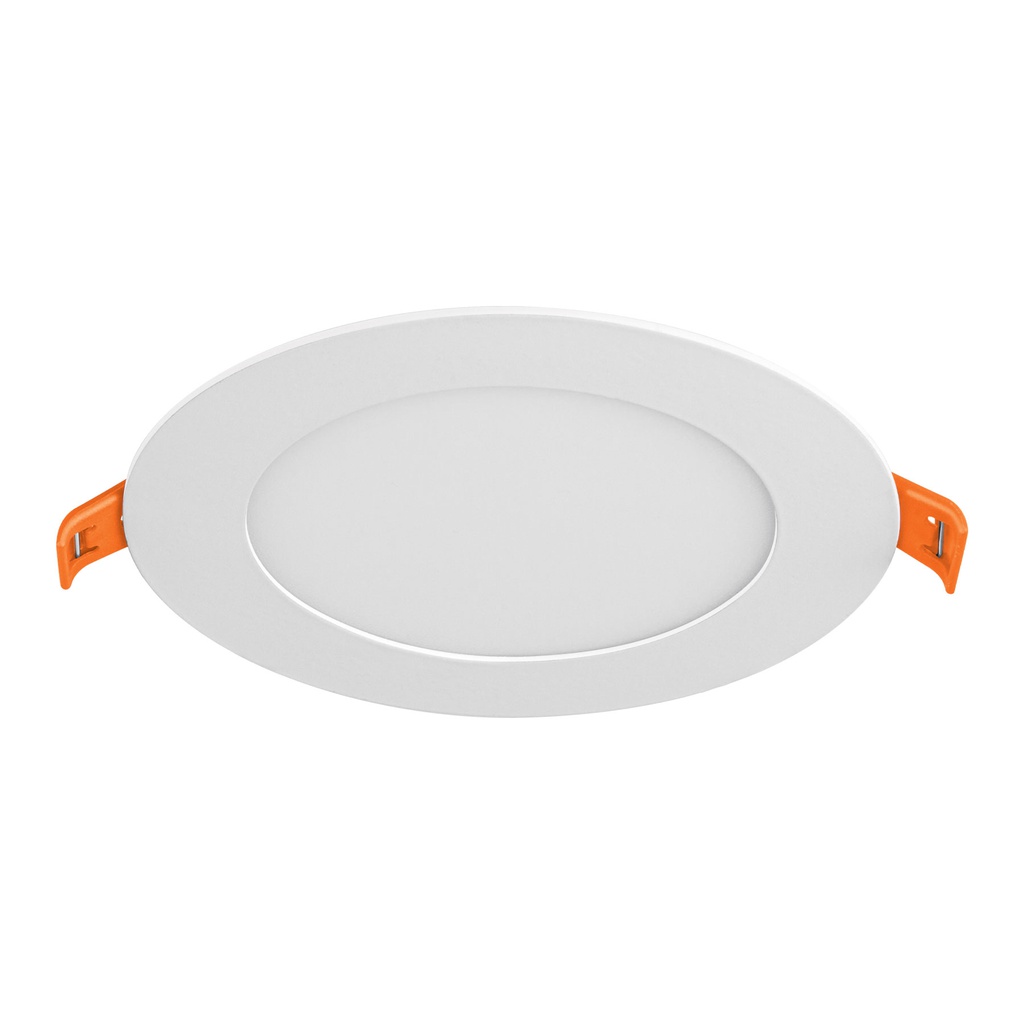 Luminario ultra delgado LED 6 W empotrar redondo luz calida