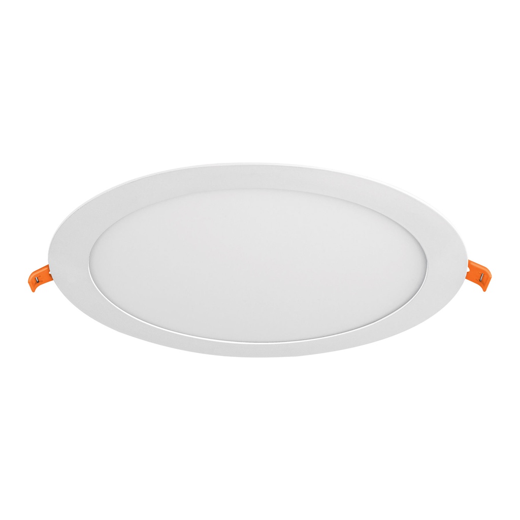 Luminario ultra delgado LED 18 W empotrar redondo luz calida
