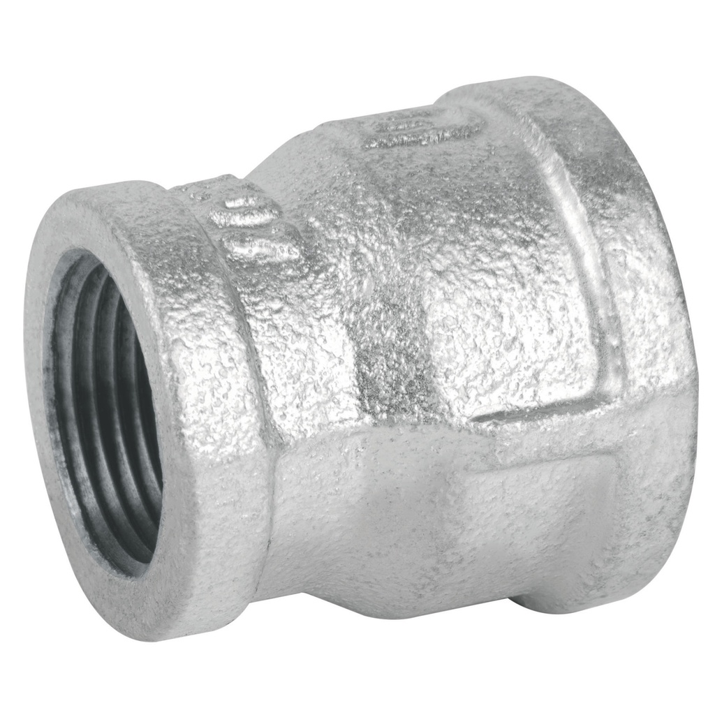 Reduccion campana acero galvanizado 1' x 3/4', Foset
