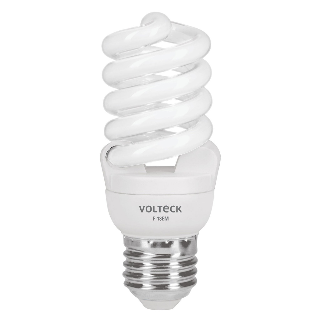 Lampara espiral mini T2 13 W luz de dia en blister, Volteck
