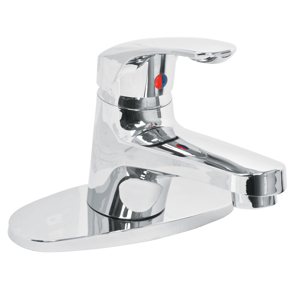 Monomando plastico para lavabo, nariz recta, Foset Basic