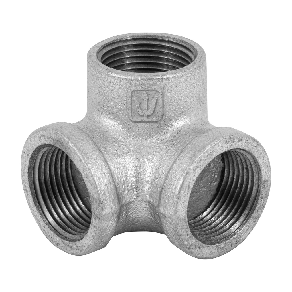 Codo rincon acero galvanizado de 1', Foset
