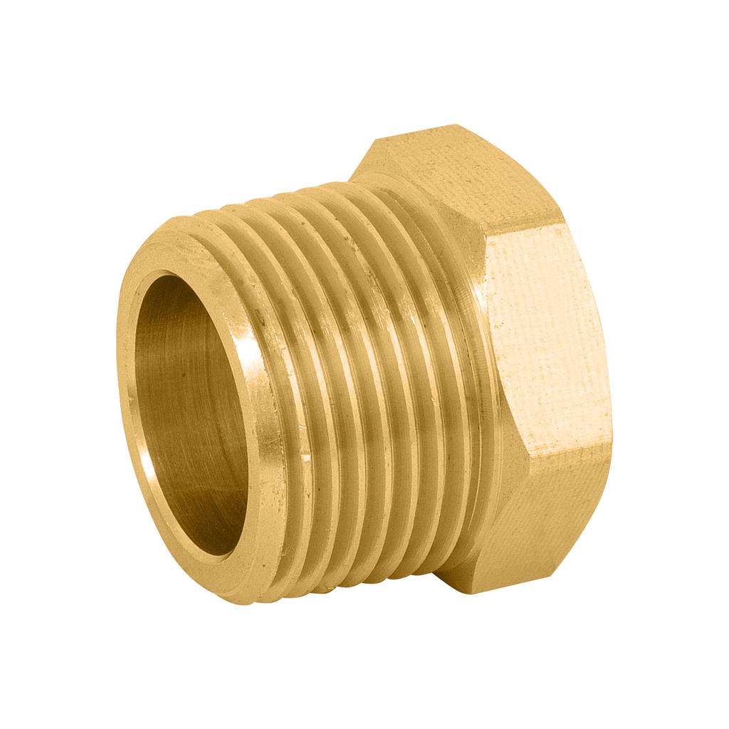 Reduccion bushing de laton, 3/4' x 1/2', Foset