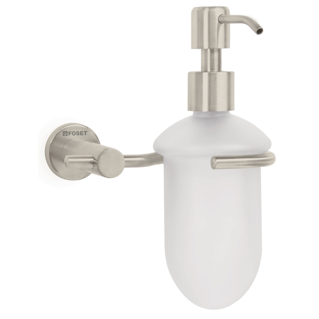 Dispensador de jabon a pared en acabado satin, Foset Element