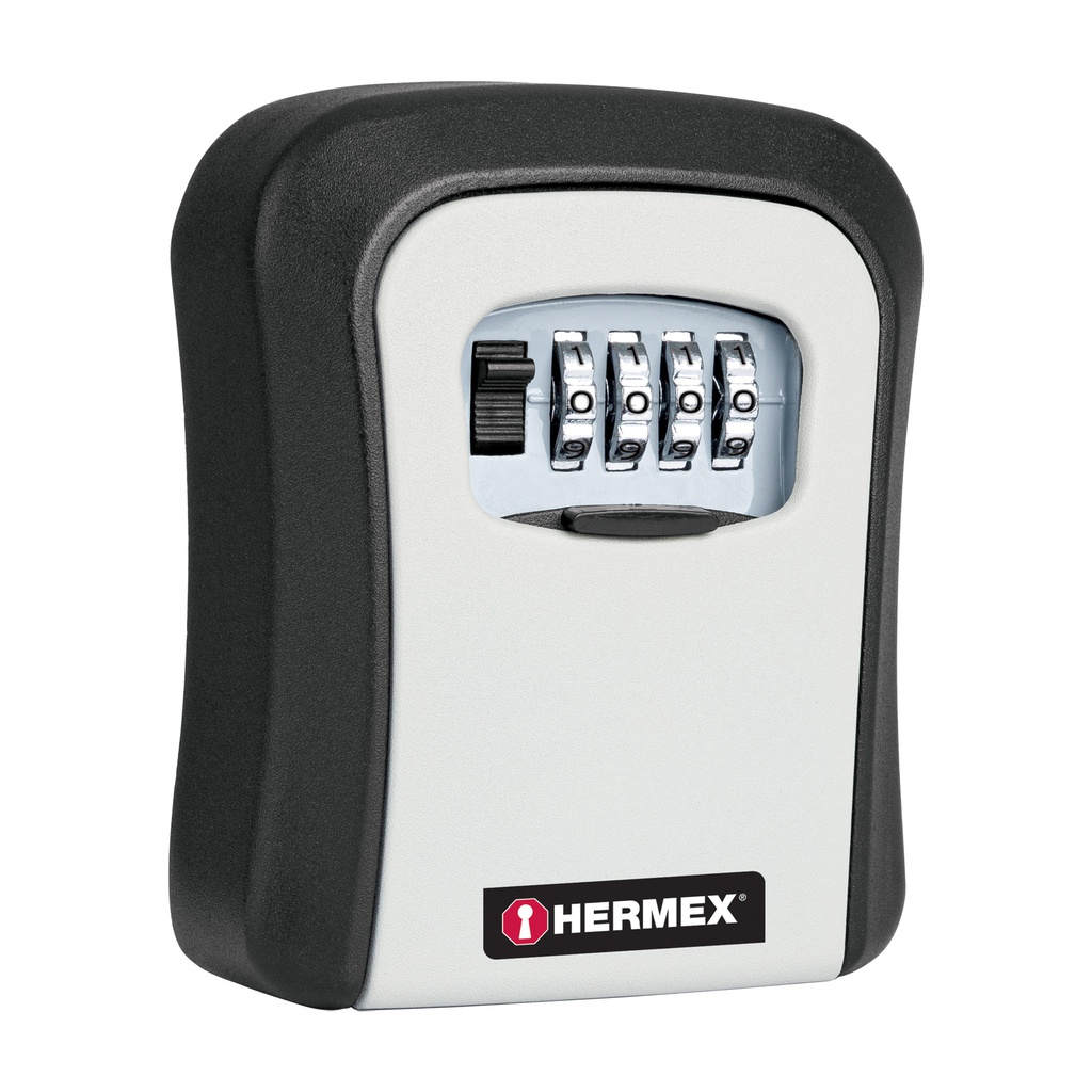 Caja de combinacion guardallaves para pared, 12cm, Hermex
