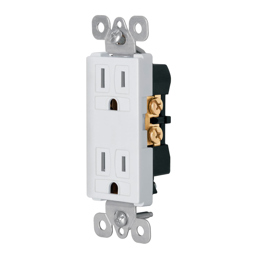 Contacto duplex, 2 polos + tierra, linea Classic, Volteck