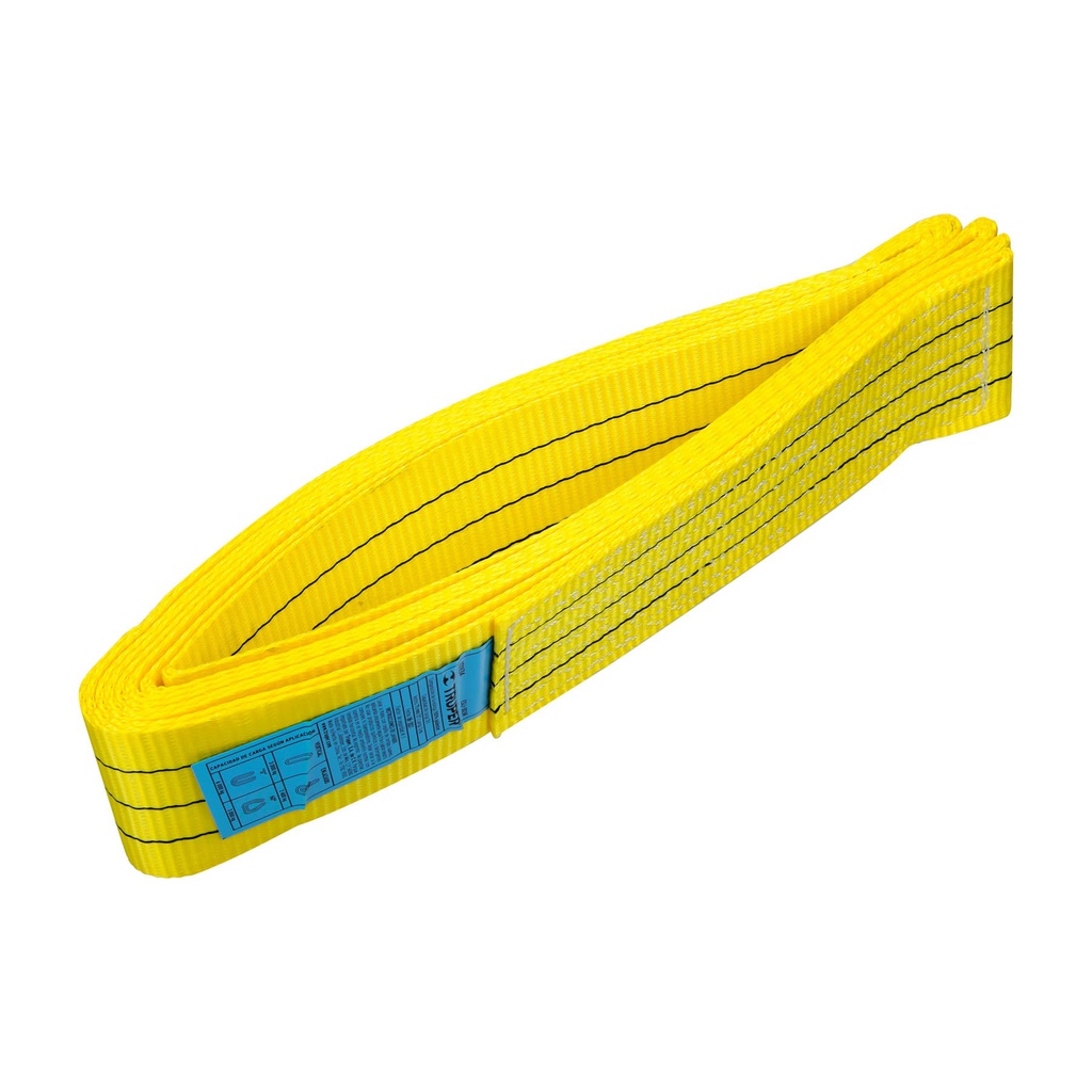 Eslinga de poliester redonda sin fin, 3 T x 3 m, Truper