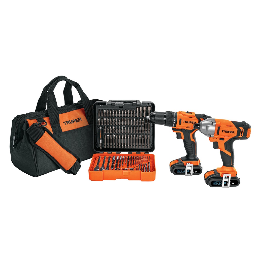 Combo rotomartillo/destornillador de impacto inalambrico 20V