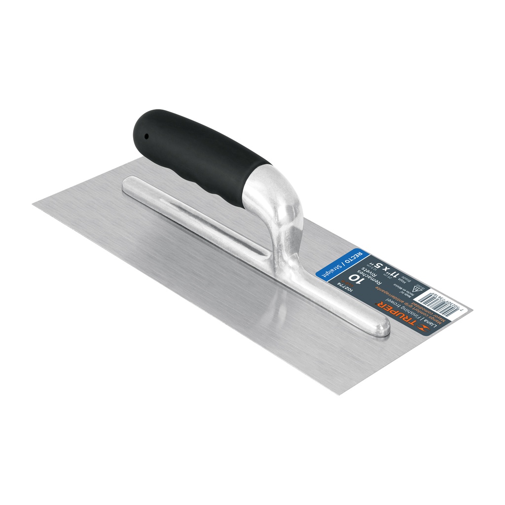 Llana canto recto 11', 10 remaches, mango comfort grip