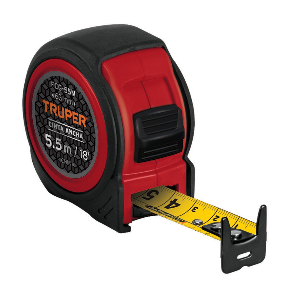 Flexometro compacto contra impactos 5.5 m cinta 25 mm