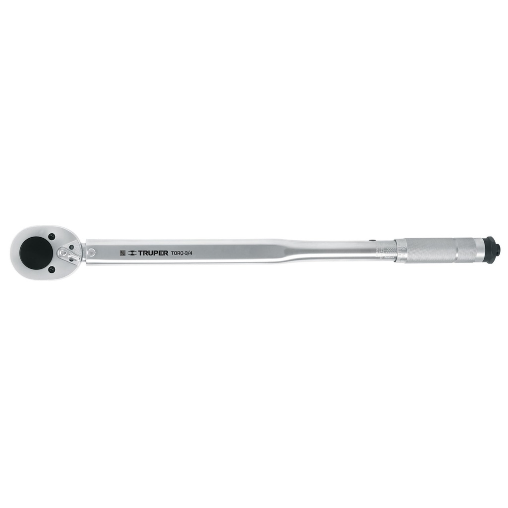 Torquimetro micrometrico, cuadro 3/4', Truper