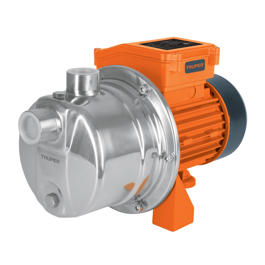 Bomba electrica tipo jet para agua, acero inoxidable, 1/2 HP
