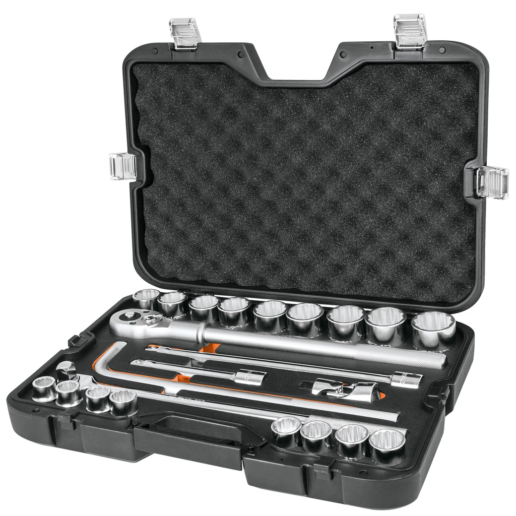 Juego de 23 herramientas cuadro 3/4' mm para mecanico
