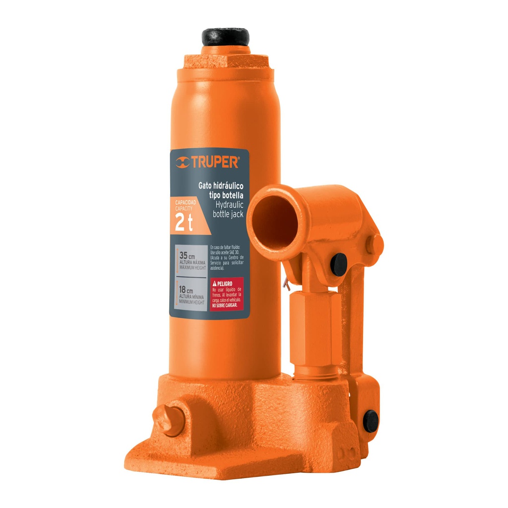 Gato hidraulico de botella de 2 Ton, Truper