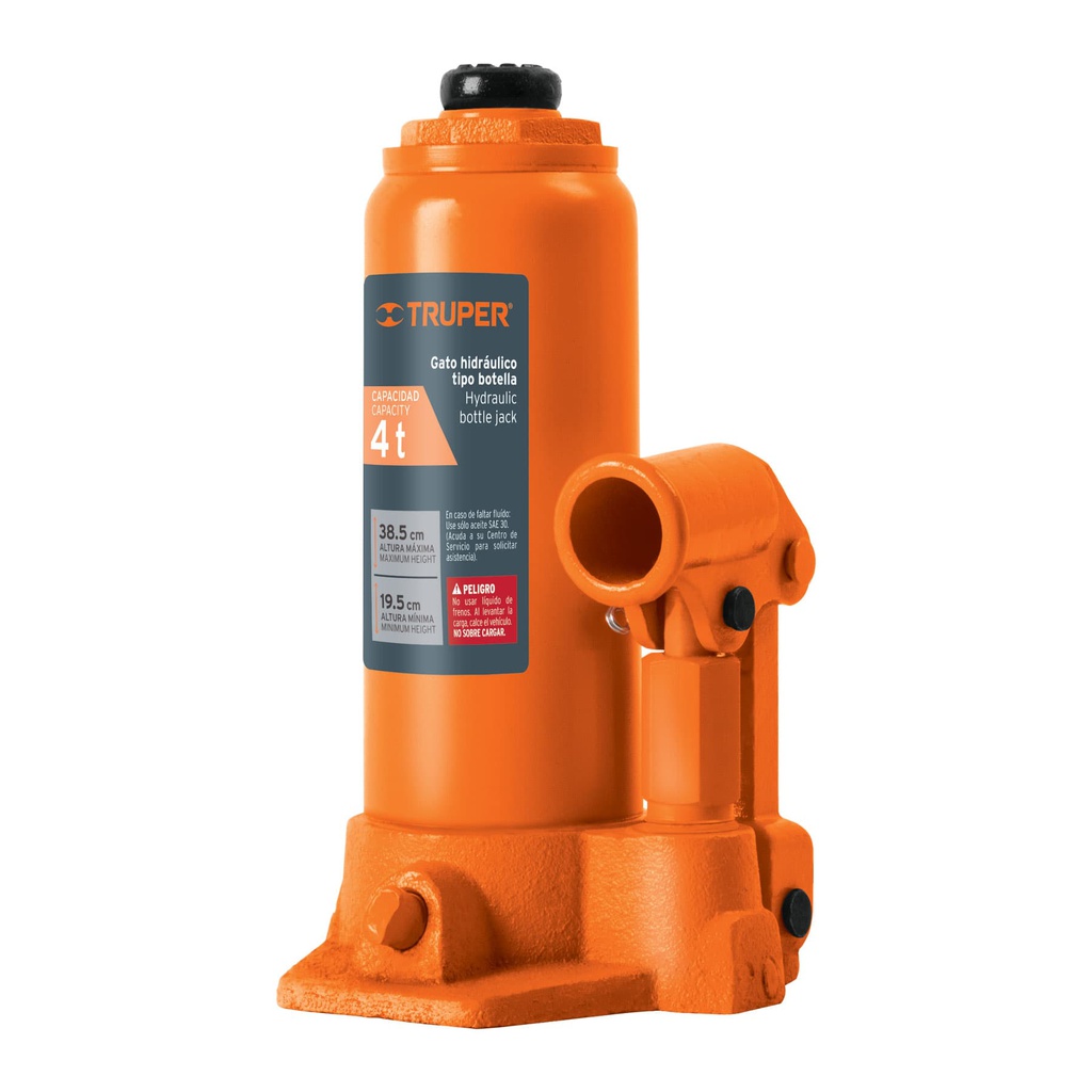 Gato hidraulico de botella de 4 Ton, Truper