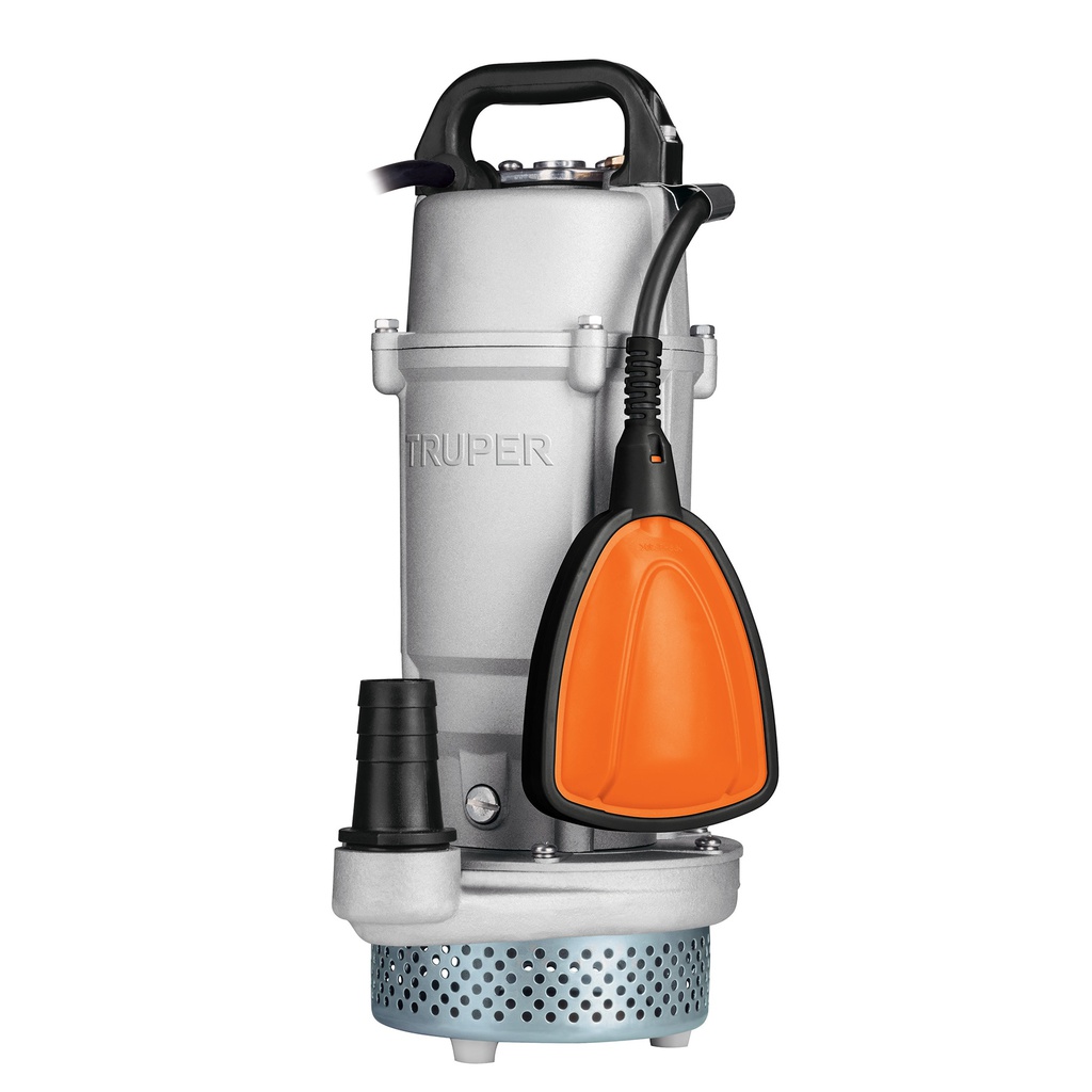 Bomba sumergible metalica para agua limpia uso rudo 1/2 HP