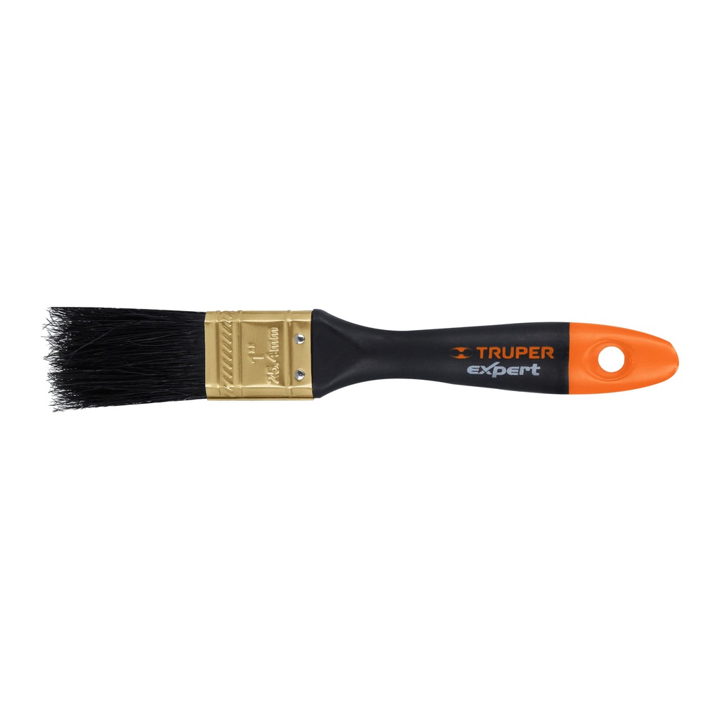 Brocha profesional de 1' mango de plastico, Truper Expert