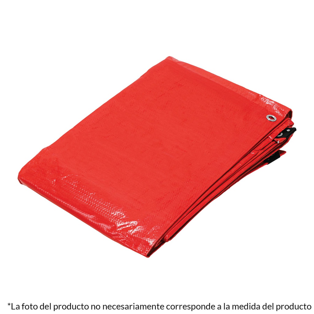 Lona 4 x 4 m, roja, Pretul