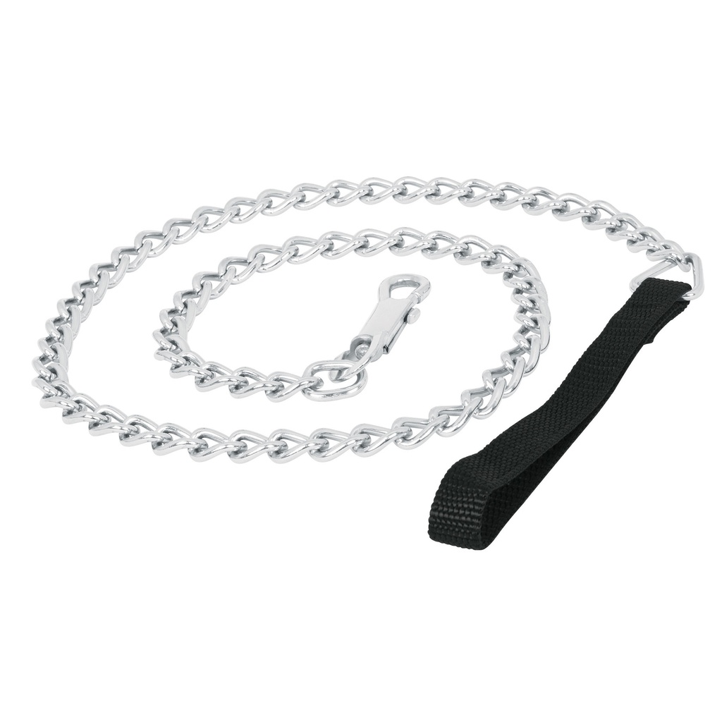Correa de 1.2 m de paseo para perro, eslabon 4 mm, Fiero