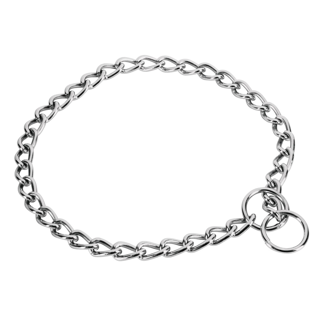 Collar de entrenamiento para perro, 60 cm, eslabon de 4 mm