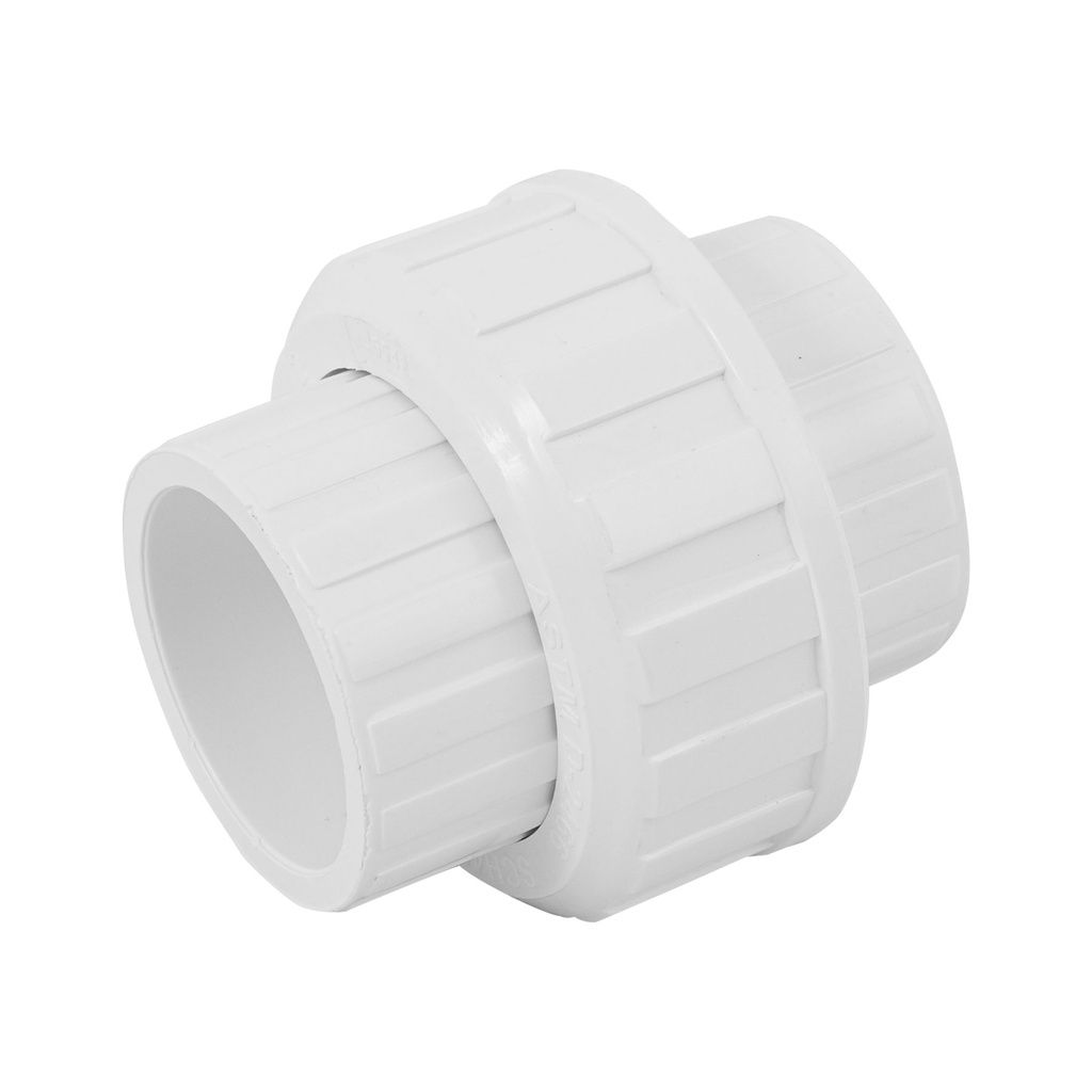 Tuerca union lisa de PVC 1-1/4', Foset