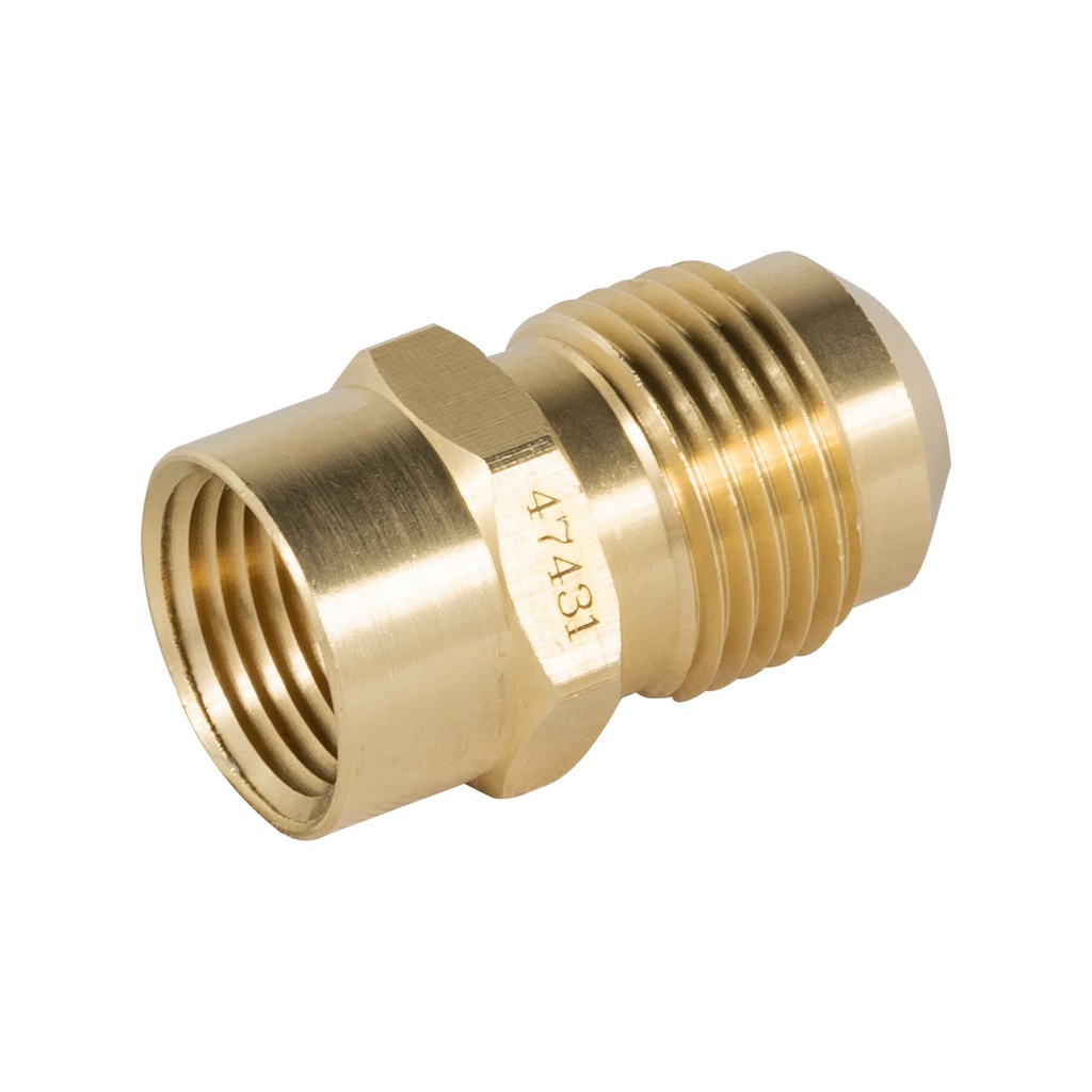 Niple campana de laton de 1/2' X 3/8', Foset
