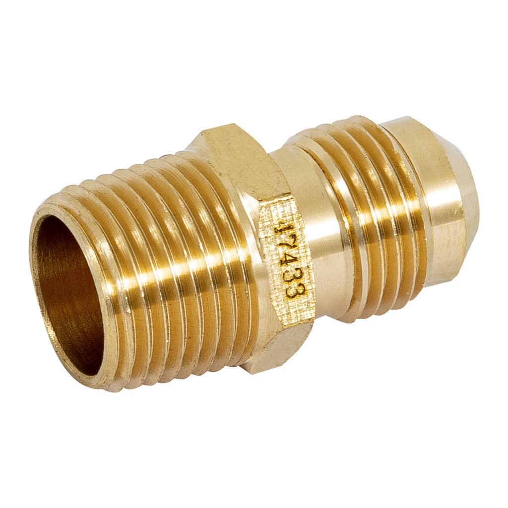 Niple terminal de laton de 3/8' X 3/8', Foset