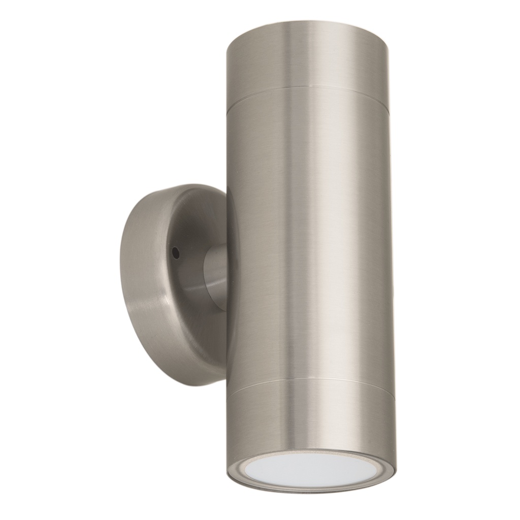 Arbotante satin de LED 10 W de acento 2 spots luz calida