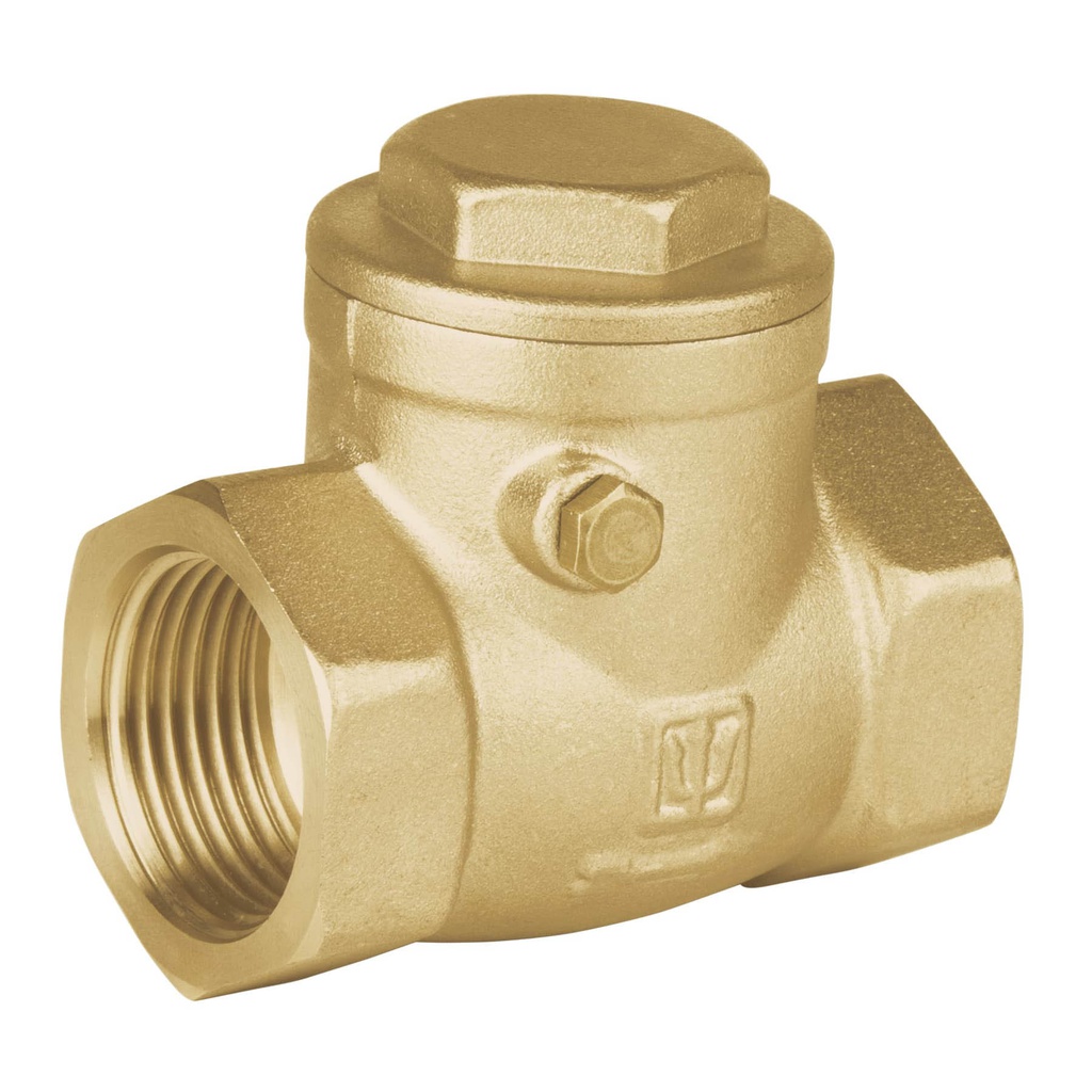 Valvula check horizontal de laton, 3/4', Foset