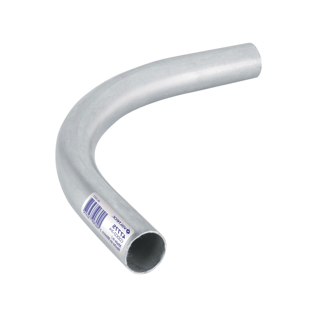Codo Conduit 90° de 3/4' galvanizado pared delgada et. verde