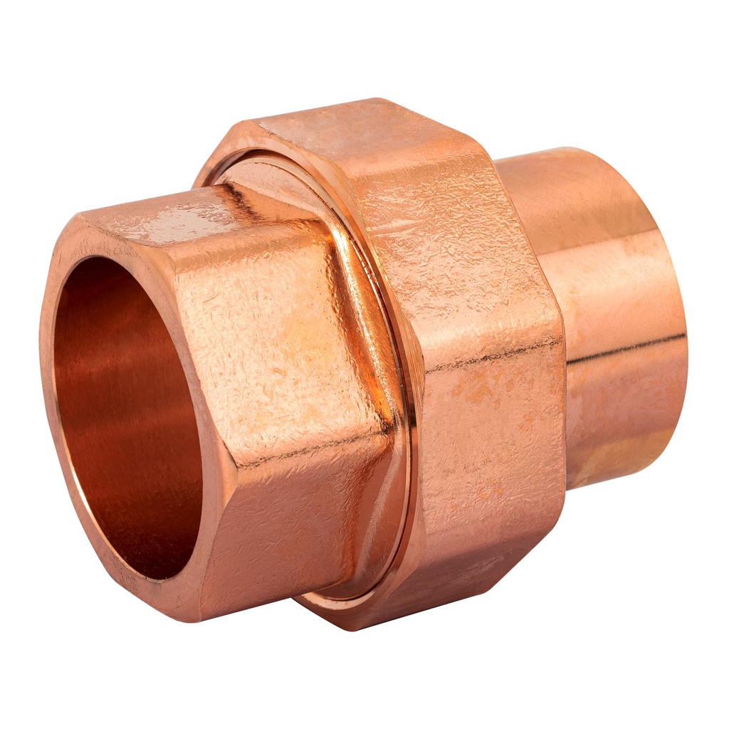 Tuerca union de laton cobrizado 1-1/2', Foset