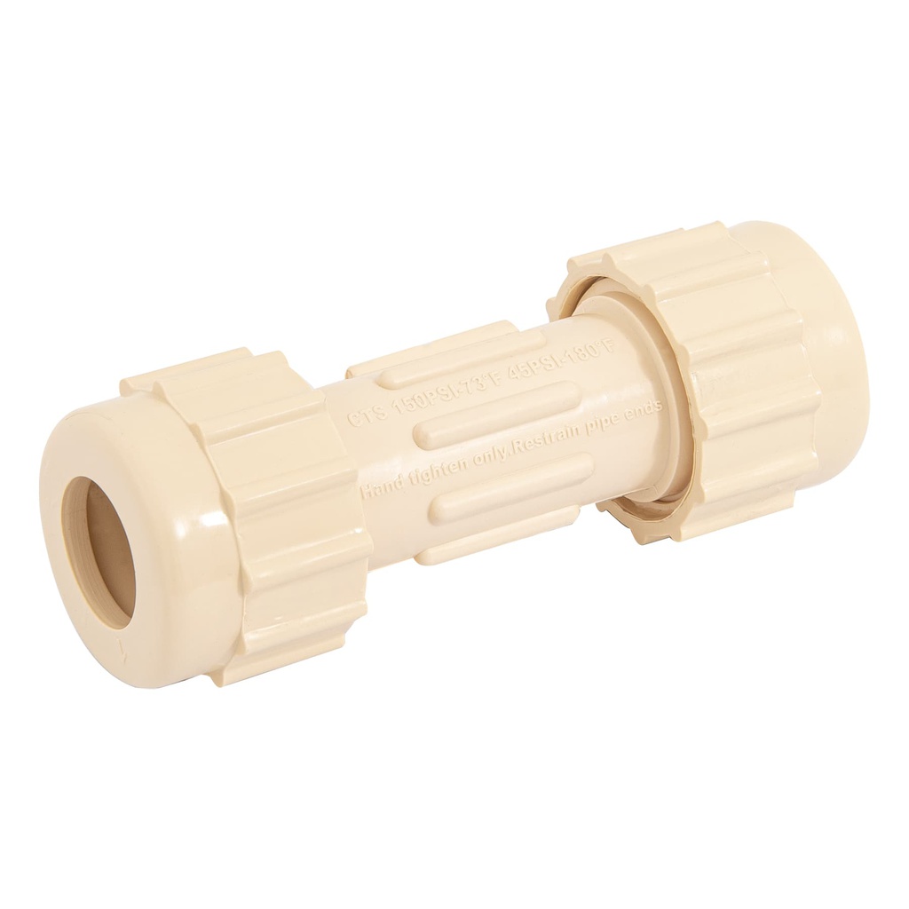 Cople de compresion CPVC de 1/2', Foset