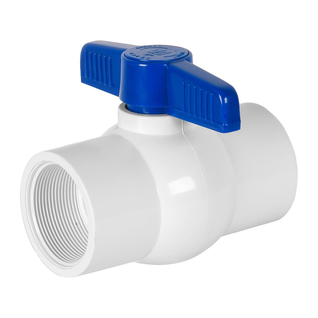 Valvula esfera de PVC 2' roscable, Foset