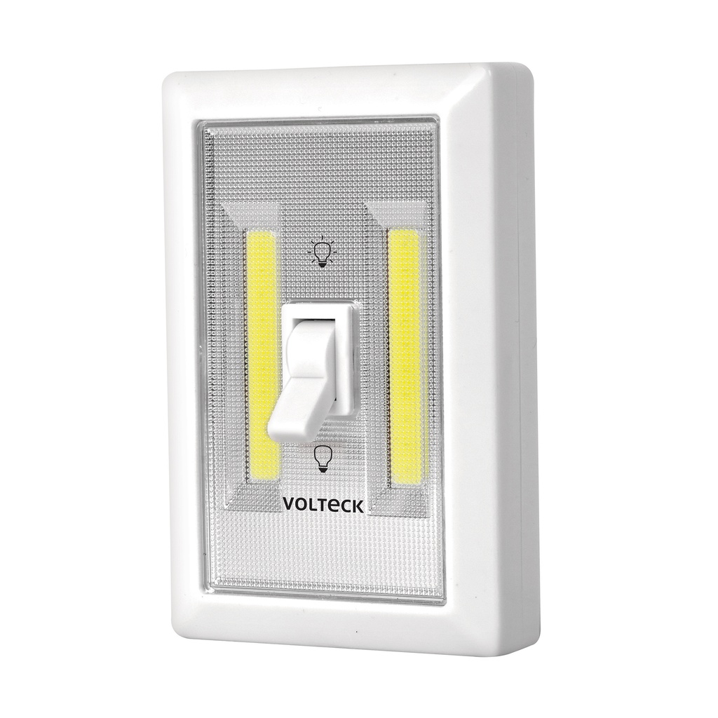 Luz LED 200 lm para pared con interruptor con 3 pilas AAA