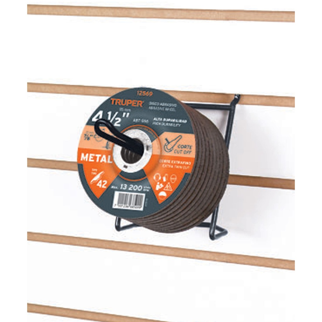 Rack para discos abrasivos 4-1/2', Truper