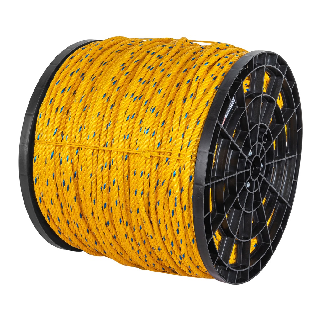 Cuerda amarilla de 10 mm en rollo de 440 m, Fiero