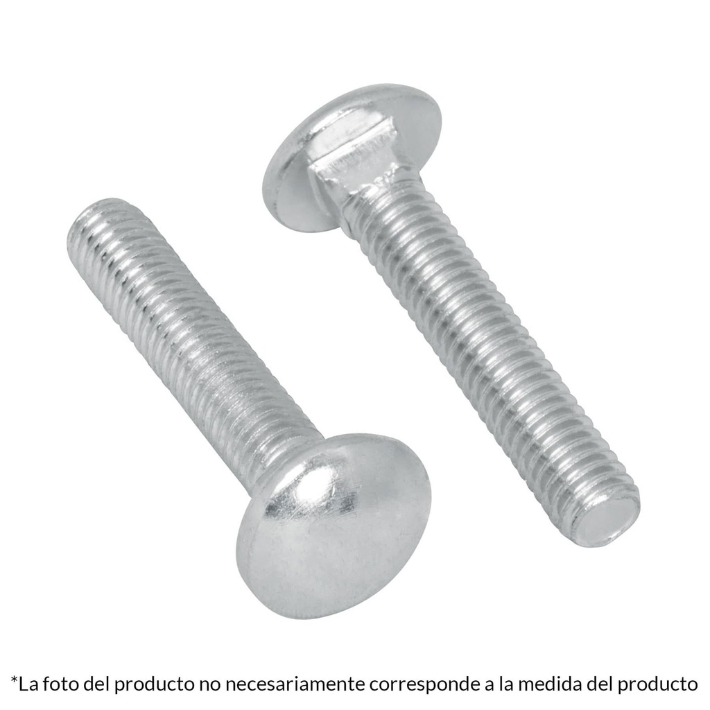 Bolsa con 30 tornillos 7/16' x 2-1/2' tipo coche, Fiero