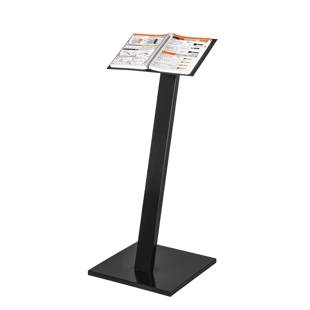 Rack de piso para consulta de catalogo de uso rudo, Truper