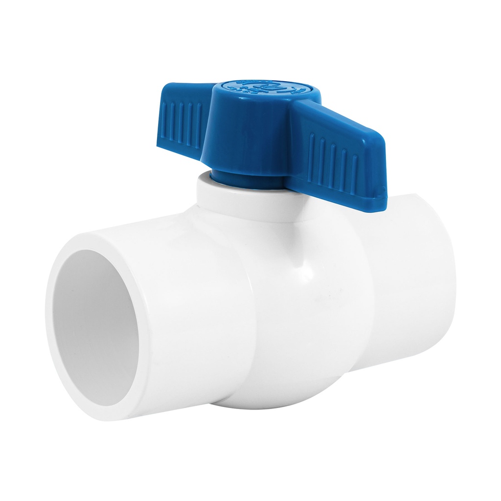 Valvula de esfera de PVC 1 1/2' para cementar, Foset